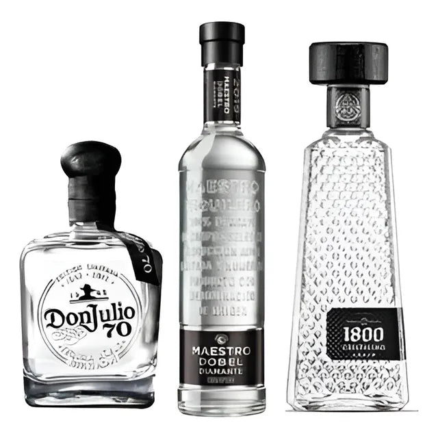 Pack De 3 Tequilas: Don Julio 70 Maestro Dobel Y 1800