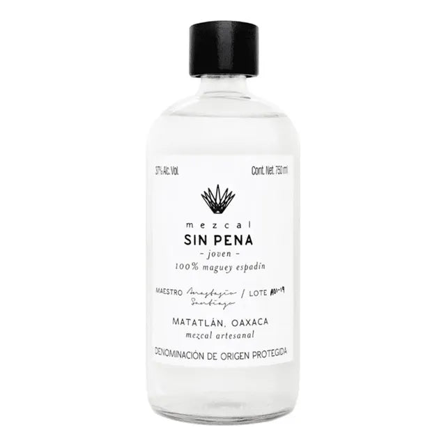 Mezcal Sin Pena 100% Espadin Joven 750ml