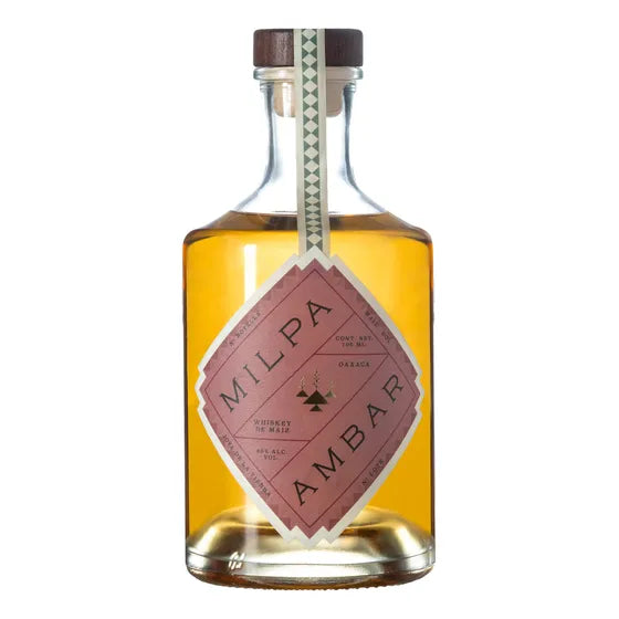 Whiskey Milpa Ambar -mexicano- Maíz Y Cebada 700ml 40% Alc.