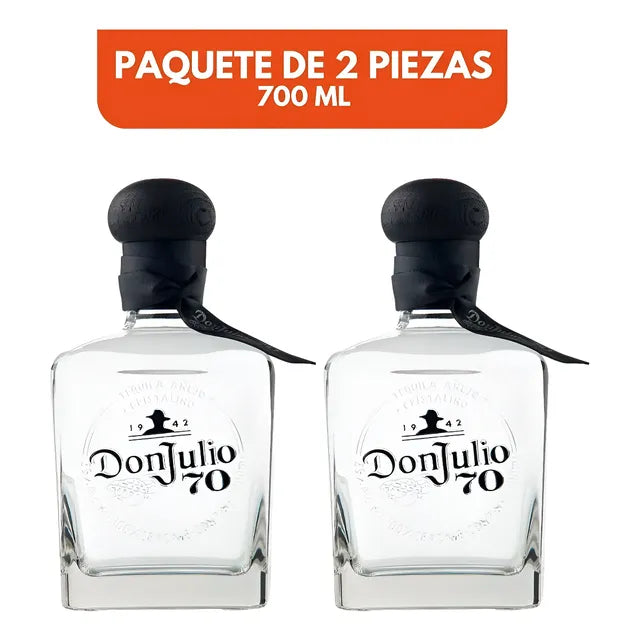 Pack De 2 Tequila Don Julio 70 Añejo 700 Ml
