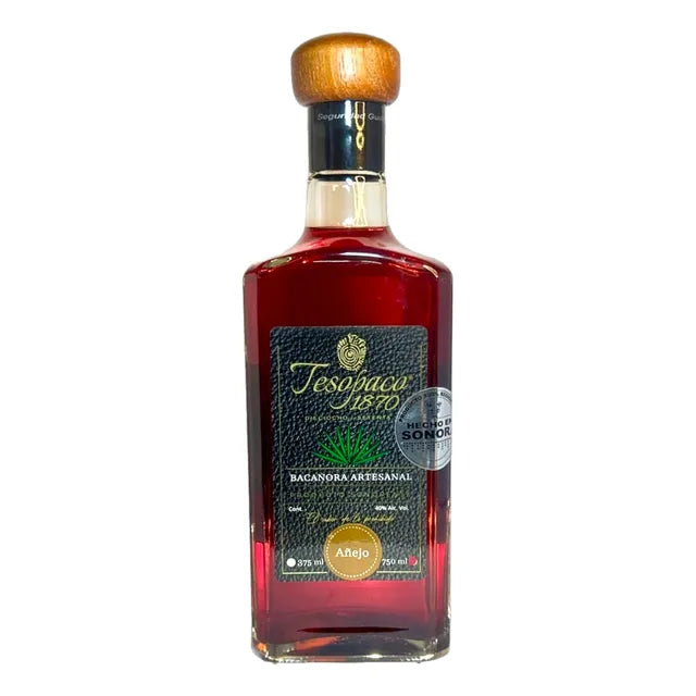 Bacanora Añejo Sonorense Tapón De Madera Tesopaco 1870