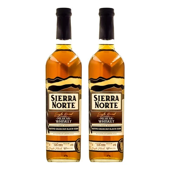 Duo Pack Whiskey Oaxaqueño Maíz Negro Sierra Norte 750ml